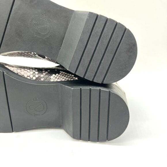 Treasure And Bond Womens 6M Black White Snakeskin Ankle‎ Boots Booties Shoes - Picture 11 of 13